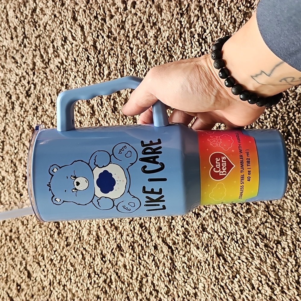 Care Bears Blue Tumbler with Handle - Picture 2 of 7